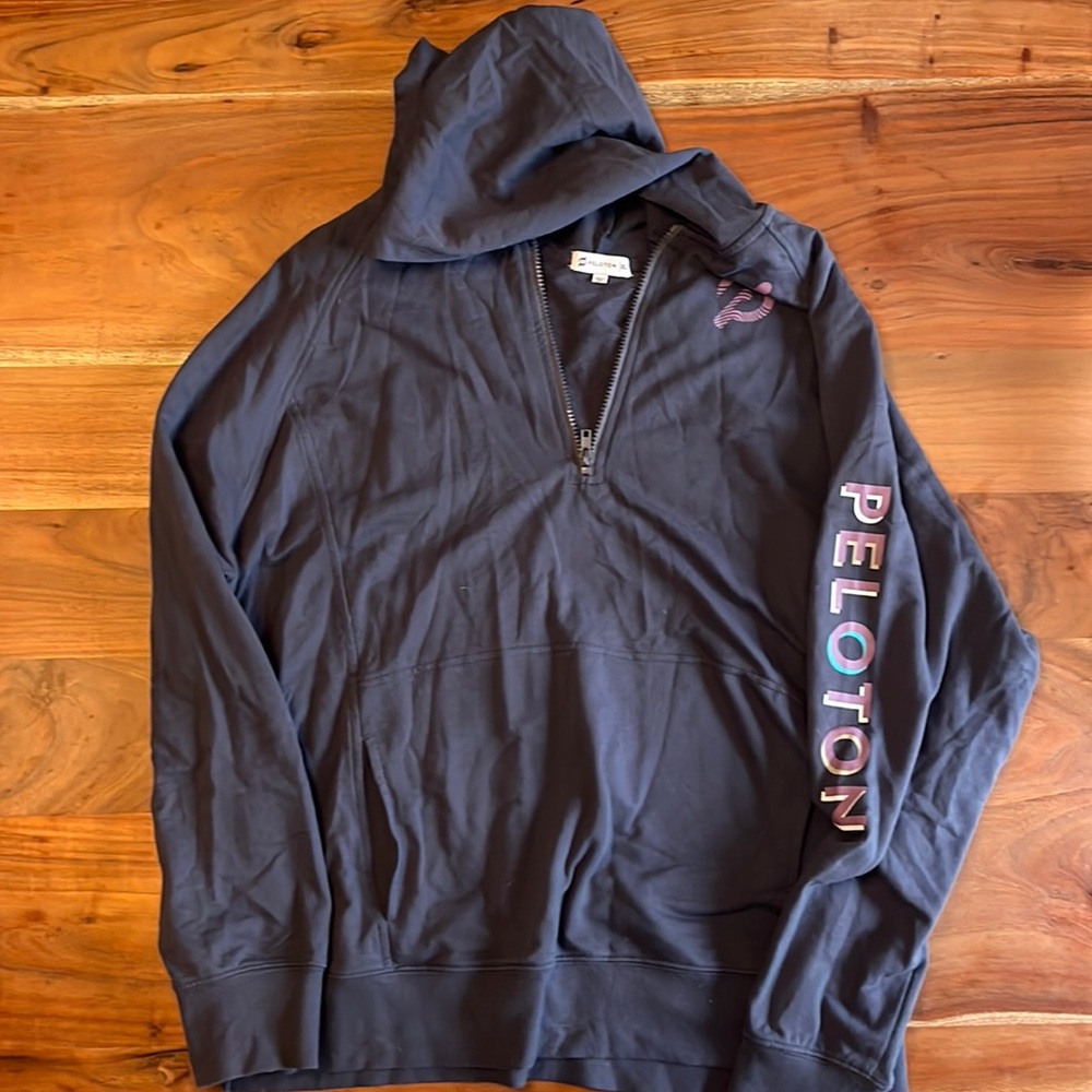“Make Your Mark” Navy Peloton Pullover Hoodie